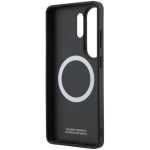 Etui BMW Tricolor Metal Logo MagSafe do Samsung Galaxy S26 Ultra Szare - Grey