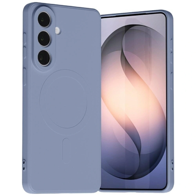 Etui Mercury MagSafe Semi-Silicone do Samsung Galaxy S26+ Lawendowa szarość - Lavender grey