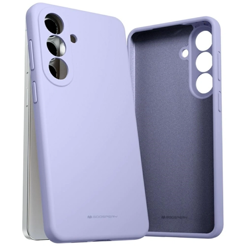 Etui Mercury Silicone do Samsung Galaxy S26+ Lawendowa szarość - Lavender grey