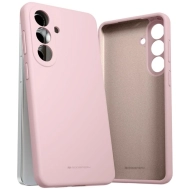 Etui Mercury Silicone do Samsung Galaxy S26+ Różowo-piaskowy - Pink and sandy