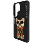 Etui Nimmy Glasses Cool Dog do Samsung Galaxy S26 Ultra Czarne - Black
