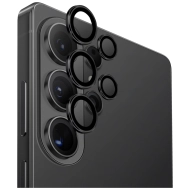 Szkło na obiektyw aparatu UNIQ Optix Aluminium do Samsung Galaxy S26 Ultra Czarne - Black