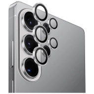 Szkło na obiektyw aparatu UNIQ Optix Aluminium do Samsung Galaxy S26 Ultra Srebrne - Silver