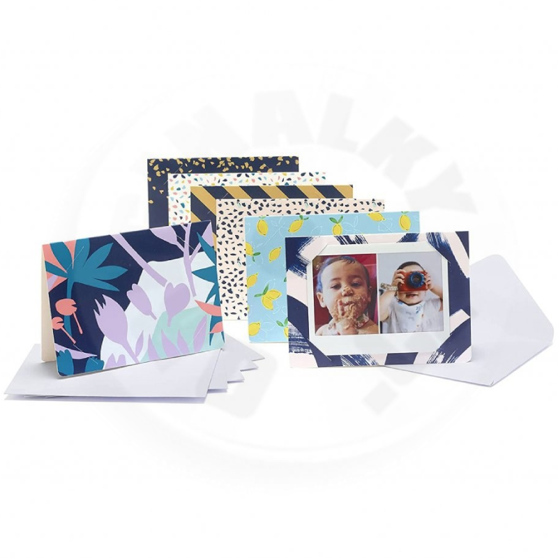 Karty ozdobne na zdjęcia FujiFilm Instax Wide + Koperty Wielokolorowe - Multicolor