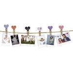 Klipsy do zdjęć Fujifilm Instax Design Clips Heart 10 szt. Wielokolorowe - Multicolor