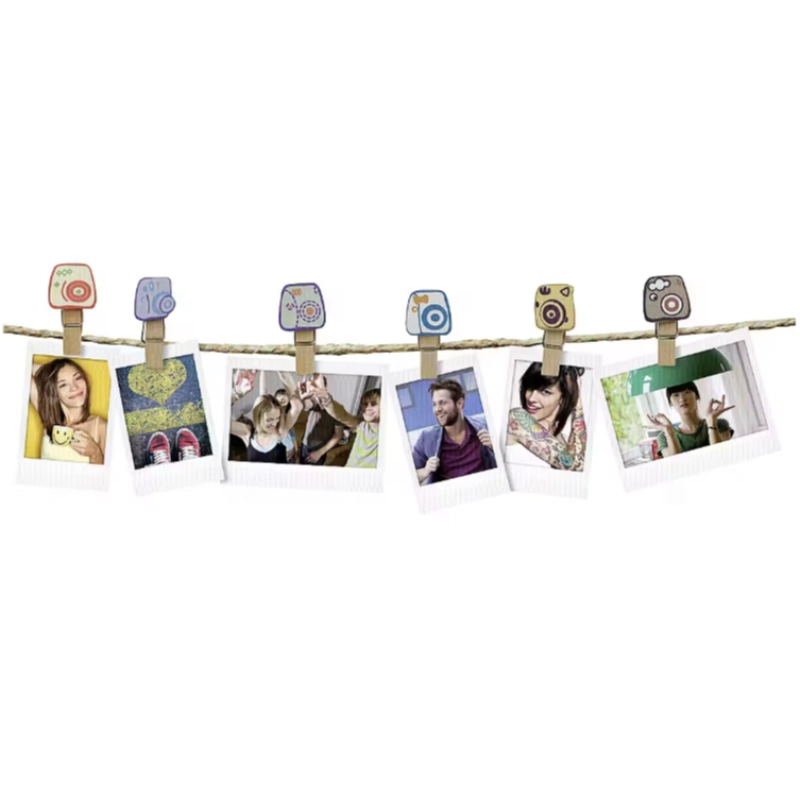 Klipsy na zdjęcia Fujifilm Instax Design Clips Camera 10 szt. Wielokolorowe - Multicolor