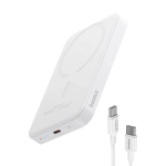 Powerbank indukcyjny Baseus Mini 5000 mAh 20 W Biały - White