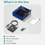 Adapter bezprzewodowy do samochodu Ottocast CA361-C4 Car TV Mate Czarny - Black