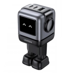 Ładowarka Ugreen Nexode RG 1x USB-A 2x USB-C 65 W Czarny - Black