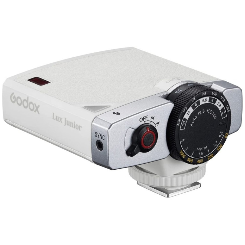 Lampa błyskowa Godox Lux Junior Retro Biała - White