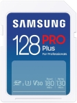 Karta pamięci Samsung SDXC PRO Plus 2023 128 GB V30 U3 UHS-I (180 MB/s) + czytnik SD