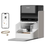 Dozownik karmy Petlibro RFID 3 l + obroża Biało-czarny - White and black