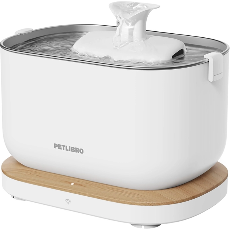 Poidło do wody dla zwierząt Petibro Dockstream 2.5L Białe - White