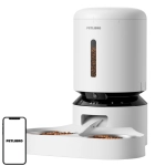 Dozownik karmy z podwójną miską Petlibro Granary Smart 5 l Biały - White