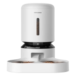 Dozownik karmy z podwójną miską Petlibro Granary Smart 5 l Biały - White