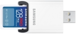 Karta pamięci Samsung SDXC PRO Plus 2023 128 GB V30 U3 UHS-I (180 MB/s) + czytnik SD