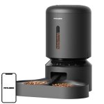 Dozownik karmy z podwójną miską Petlibro Granary WiFi 5L Czarny - Black