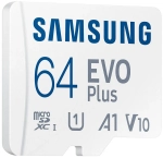 Karta pamięci Samsung microSDXC EVO Plus 2021 64 GB A1 V10 U1 UHS-I (130 MB/s) + adapter SD
