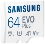 Karta pamięci Samsung microSDXC EVO Plus 2021 64 GB A1 V10 U1 UHS-I (130 MB/s) + adapter SD