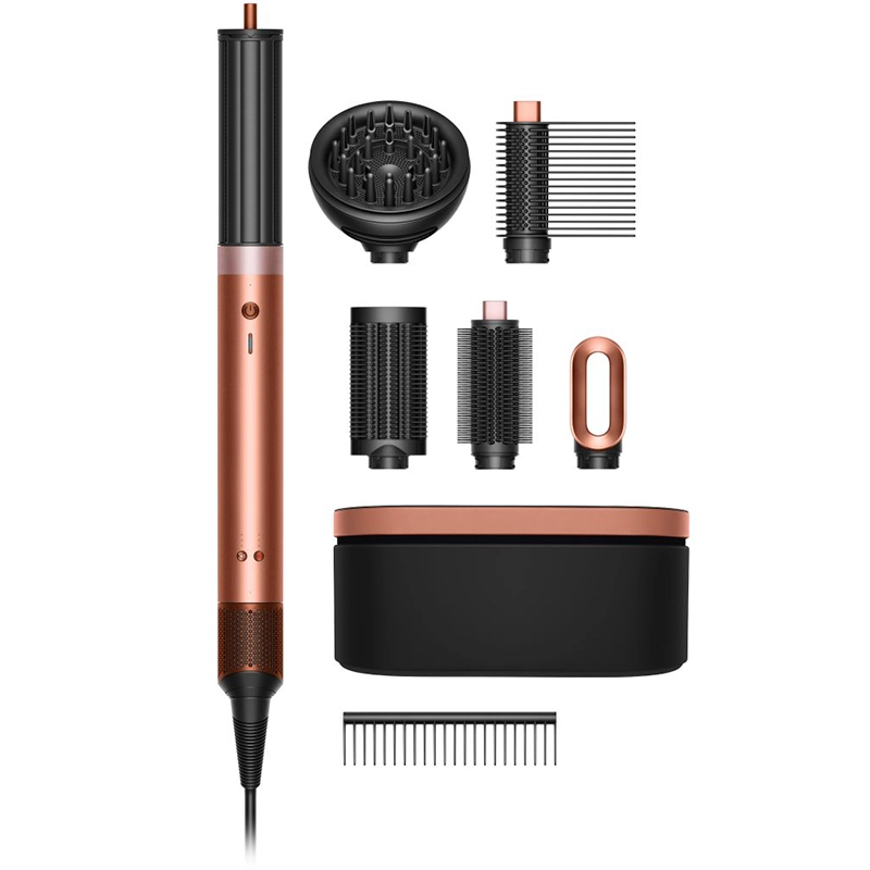 Suszarko-lokówka Dyson multi-styler Airwap Co‑anda2x.Curly+Coily (Gift Edition) Bursztynowy jedwab - Amber Silk