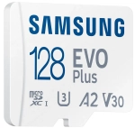 Karta pamięci Samsung microSDXC EVO Plus 2021 128 GB A2 V30 U3 UHS-I (130 MB/s) + adapter SD