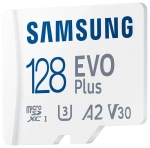 Karta pamięci Samsung microSDXC EVO Plus 2021 128 GB A2 V30 U3 UHS-I (130 MB/s) + adapter SD