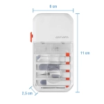 Zestaw do czyszczenia smartfona 4smarts 10w1 Biały - White