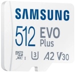 Karta pamięci Samsung microSDXC EVO Plus 2021 512 GB A2 V30 U3 UHS-I (130 MB/s) + adapter SD