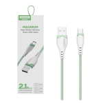 Kabel USB-C Somostel 2.1A 20 W 1.2 m Zielony - Green