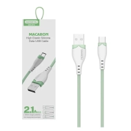 Kabel USB-C Somostel 2.1A 20 W 1.2 m Zielony - Green