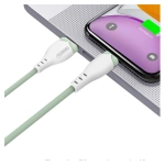 Kabel USB-C Somostel 2.1A 20 W 1.2 m Zielony - Green