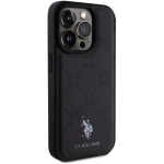 Etui U.S. Polo Assn. Yoke Pattern do iPhone 15 Pro Czarne - Black