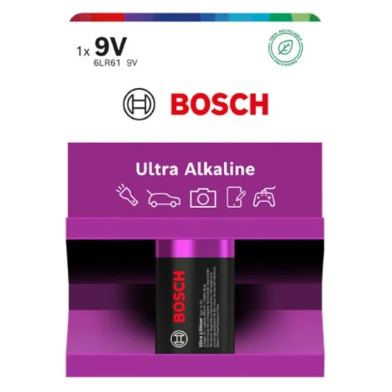 Bateria alkaiczna Bosch Ultra Alkaline 9 V 1 szt.