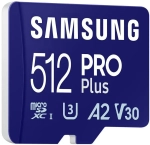 Karta pamięci Samsung microSDXC PRO Plus 2023 512 GB A2 V30 U3 UHS-I (180 MB/s) + adapter SD