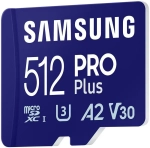 Karta pamięci Samsung microSDXC PRO Plus 2023 512 GB A2 V30 U3 UHS-I (180 MB/s) + adapter SD