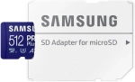 Karta pamięci Samsung microSDXC PRO Plus 2023 512 GB A2 V30 U3 UHS-I (180 MB/s) + adapter SD