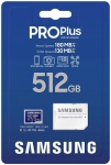 Karta pamięci Samsung microSDXC PRO Plus 2023 512 GB A2 V30 U3 UHS-I (180 MB/s) + adapter SD