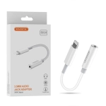 Adapter audio Somostel Lightning do Jack 3.5 mm Biały - White