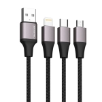 Kabel 3w1 Somostel podświetlany Szary - Grey