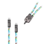 Kabel smycz na nadgarstek Ecobox 240 W USB-C Wielokolorowy - Multicolor