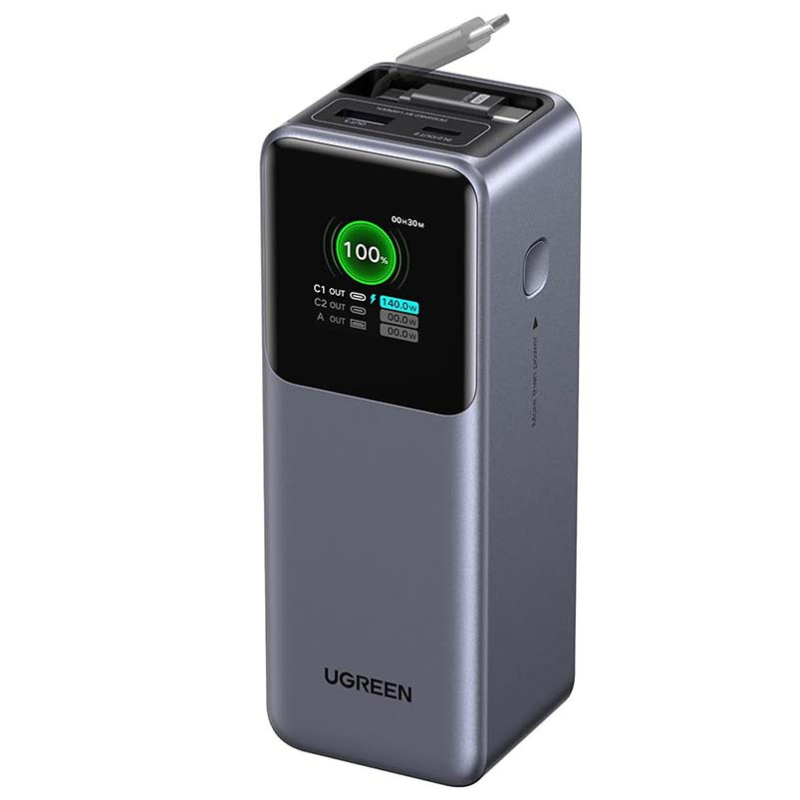 Powerbank Ugreen PB726 20000 mAh 165 W Szary - Grey