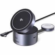 Ładowarka indukcyjna Ugreen W712 Czarna - Black