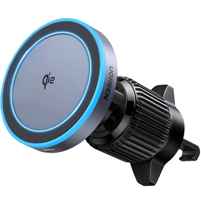 Uchwyt samochodowy magnetyczny z ładowarką indukcyjną Ugreen W708 Czarny - Black