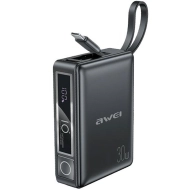 Powerbank AWEI P87K 10000 mAh Czarny - Black