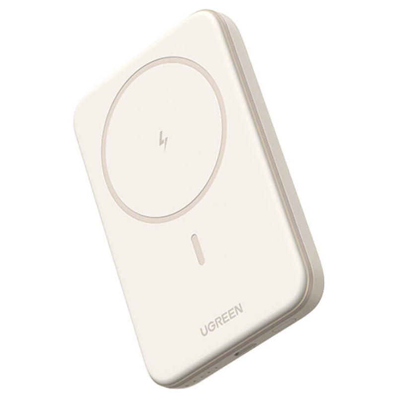 Powerbank magnetyczny Ugreen PB561 10000 mAh 15 W Beżowy - Beige