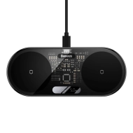 Ładowarka indukcyjna Baseus Digital LED Display 20 W Qi2 Czarna - Black