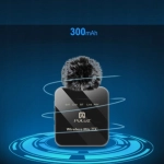 Mikrofon krawatowy Puluz PU648B USB-C 2 szt. Czarny - Black