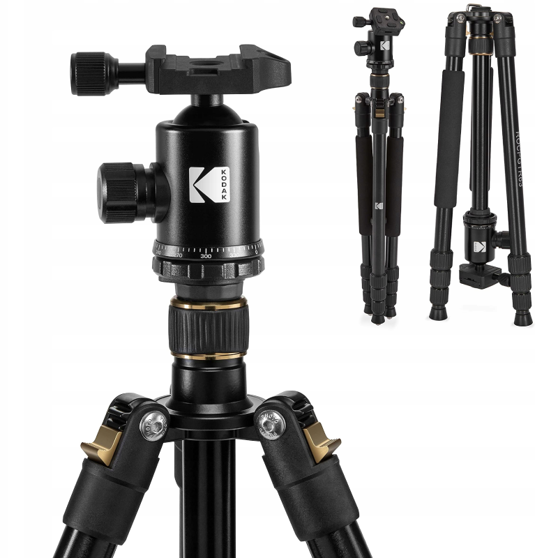Statyw fotograficzny Kodak Photo Gear 160 cm 4w1 Czarny - Black