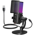 Mikrofon Ugreen CM581 RGB USB-C Czarny - Black