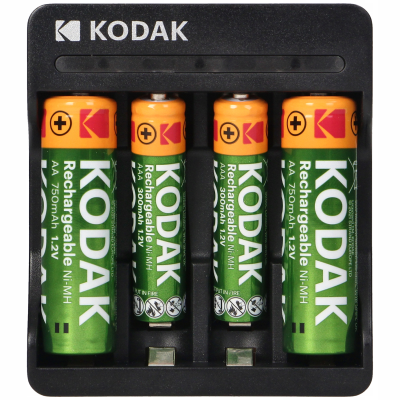 Ładowarka USB Kodak 2x AA 2x AAA + 2x Bateria AAA